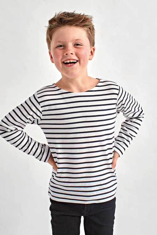 Kids Marinière Coastal Long Sleeve Tee