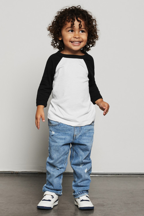 Toddler ¾ Sleeve Baseball Tee