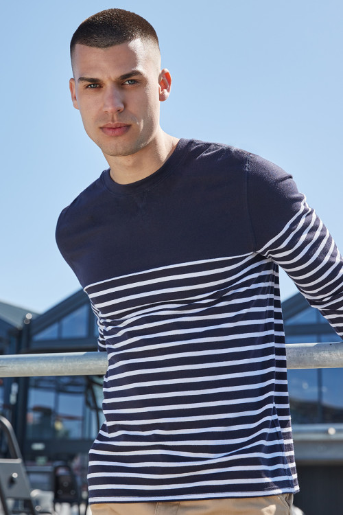 Long Sleeve Breton Striped T