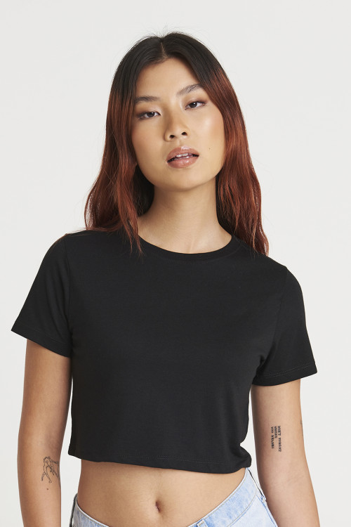 Womens Triblend Cropped T