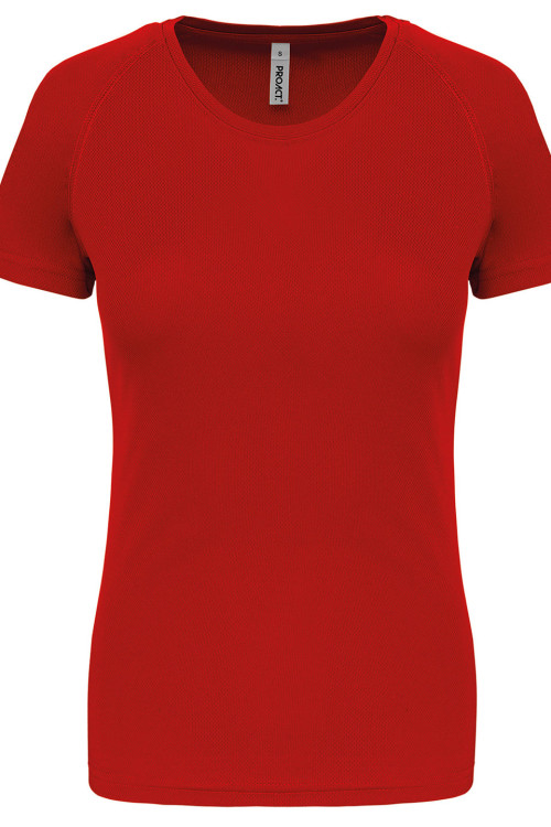 Ladies Short-Sleeved Sports T-Shirt