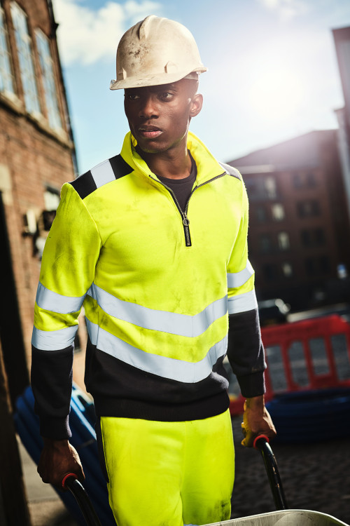 Pro Hi-Vis ¼-Zip Sweatshirt