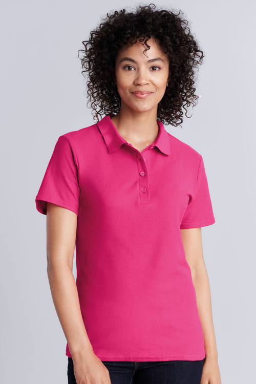 Womens Softstyle Double Piqué Polo