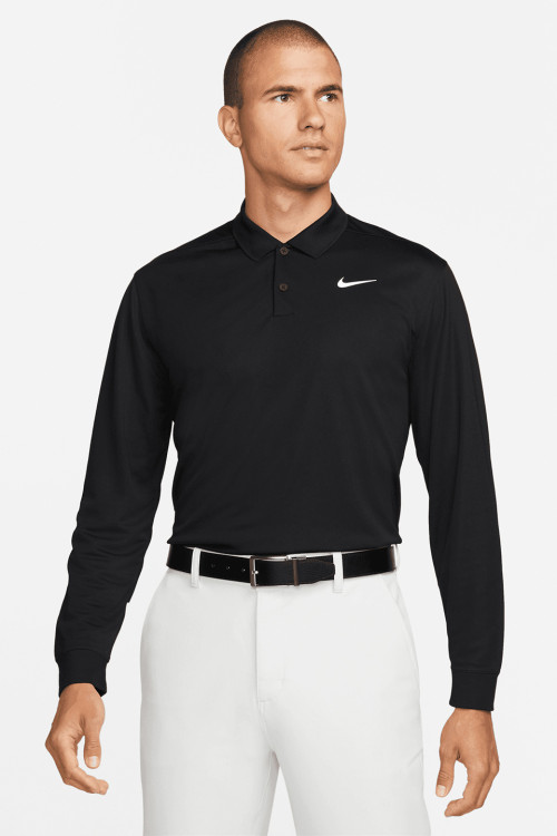 Nike Dri-Fit Victory Solid Long Sleeve Polo