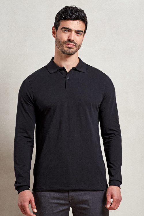 Essential Unisex Long Sleeve Workwear Polo Shirt