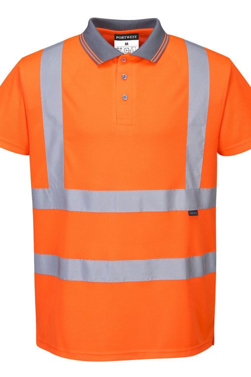 Hi-Vis Short Sleeved Polo (S477/Rt22)