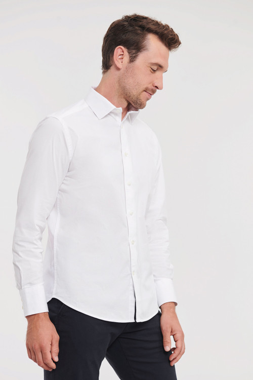 Long Sleeve Easycare Fitted Shirt