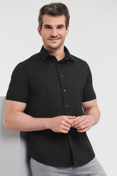 Short Sleeve Easycare Fitted Shirt