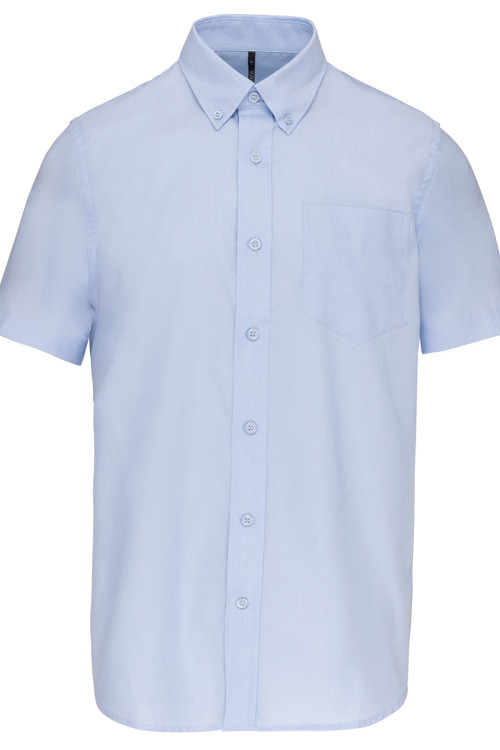 Mens Short-Sleeved Oxford Shirt