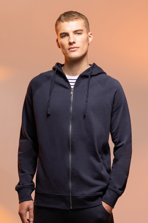 Unisex Slim-Fit Zip-Through Hoodie