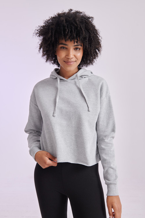 Womens Cropped Slounge Hoodie