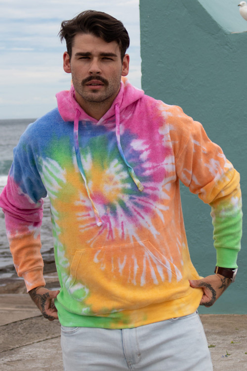 Rainbow Tie-Dye Hoodie