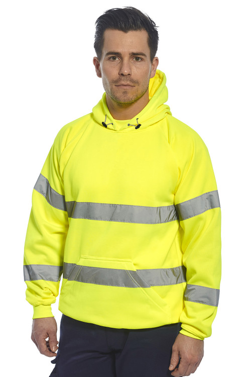 Hi-Vis Hooded Sweatshirt (B304)