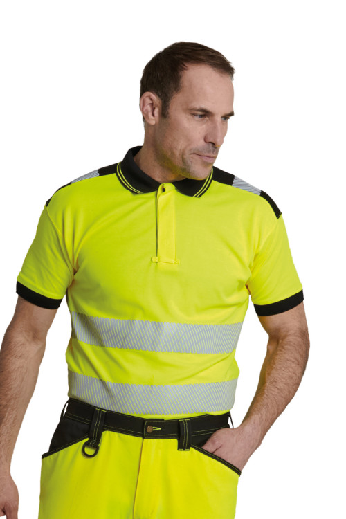 Pw3 Hi-Vis Polo Shirt (T180)