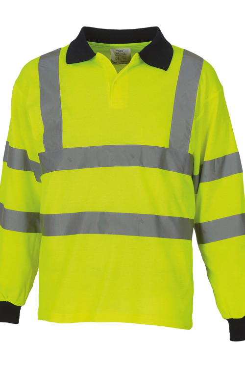 Hi-Vis Long Sleeve Polo (Hvj310)