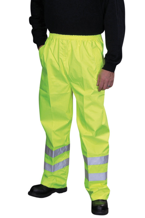 Hi-Vis Waterproof Overtrousers (Hvs461)