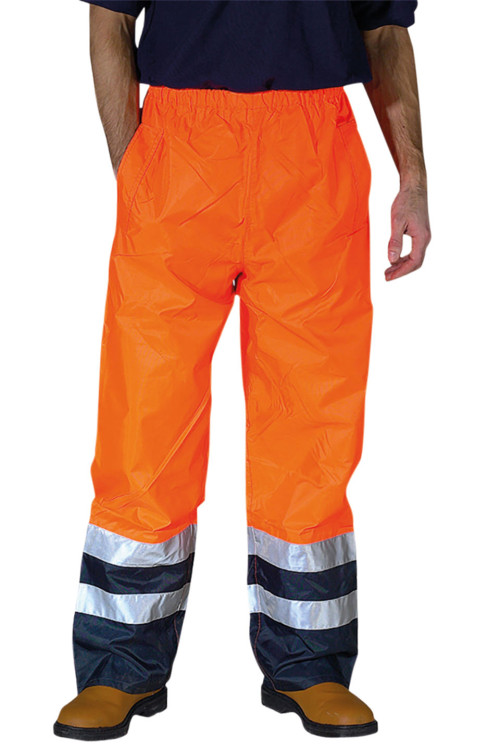 Hi-Vis Waterproof Overtrousers (Hvs463)