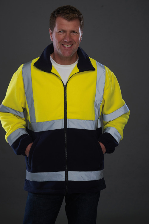 Hi-Vis Heavyweight Fleece Jacket (Hvk08)