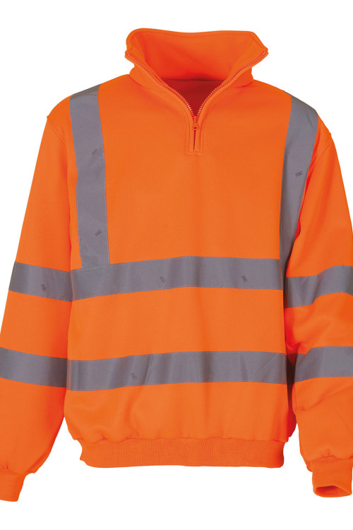 Hi-Vis ¼ Zip Sweatshirt (Hvk06)