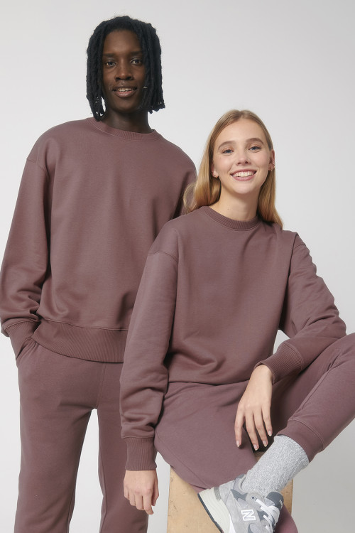 Radder Oversized Brushed Crewneck (Stsu857)