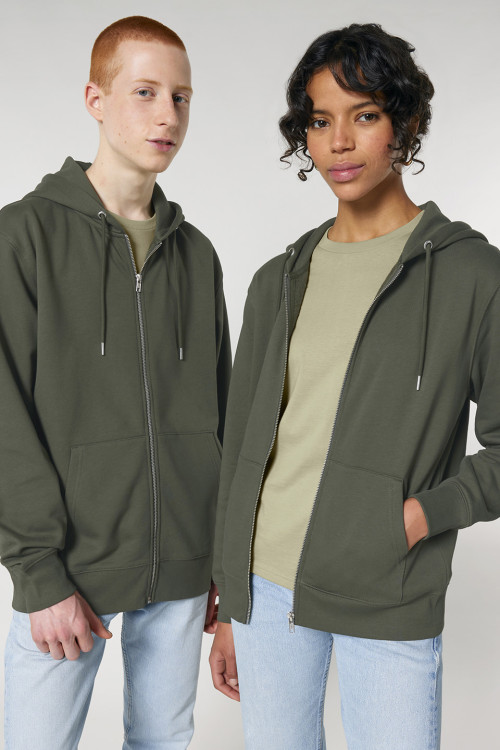 Unisex Cultivator 2.0 Iconic Zip-Thru Hoodie Sweatshirt (Stsu179)