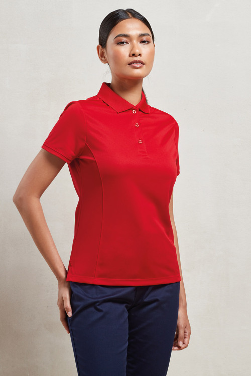 Womens Coolchecker Piqué Polo