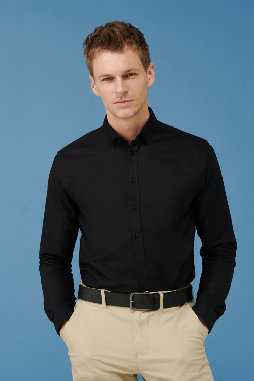 Modern Long Sleeve Oxford Shirt