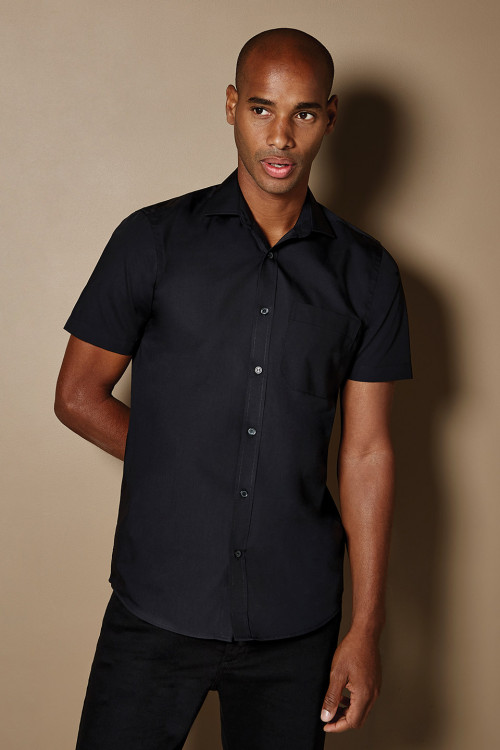 Poplin Shirt Short-Sleeved (Tailored Fit)