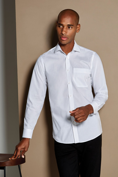 Poplin Shirt Long-Sleeved (Tailored Fit)