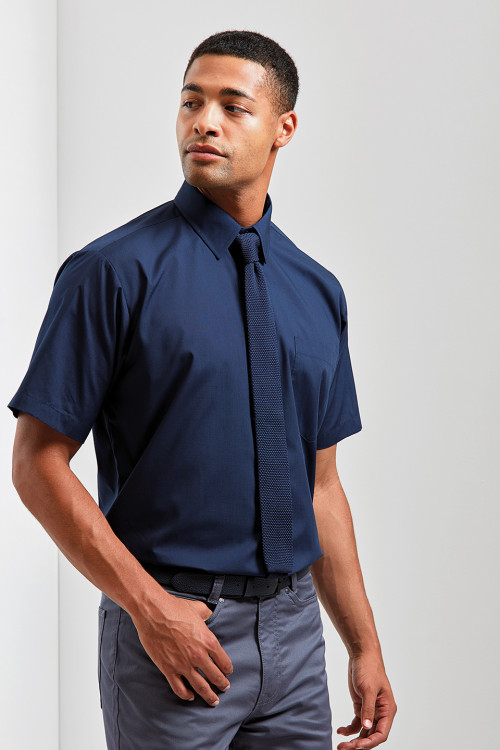 Short Sleeve Poplin Shirt