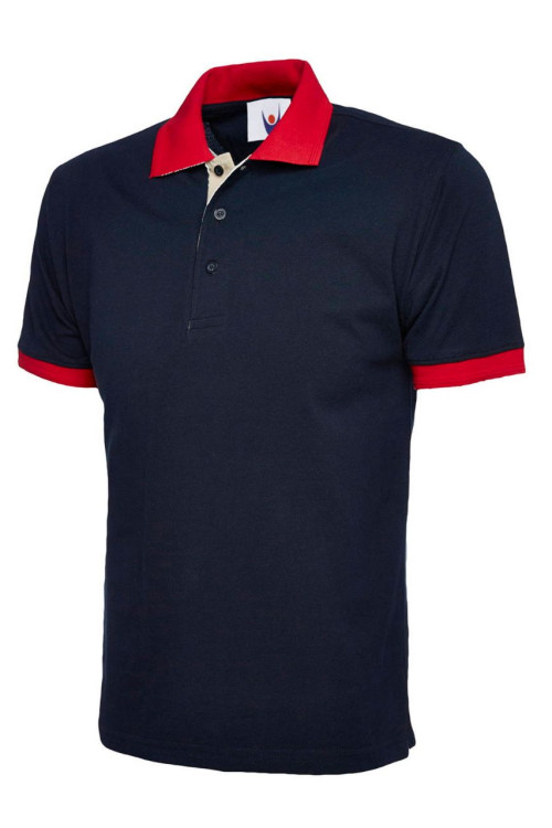 Uneek UC107 - 250GSM Contrast Poloshirt