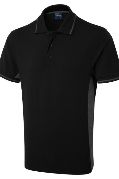 Uneek UC117 - 200 GSM Two Tone Polo Shirt