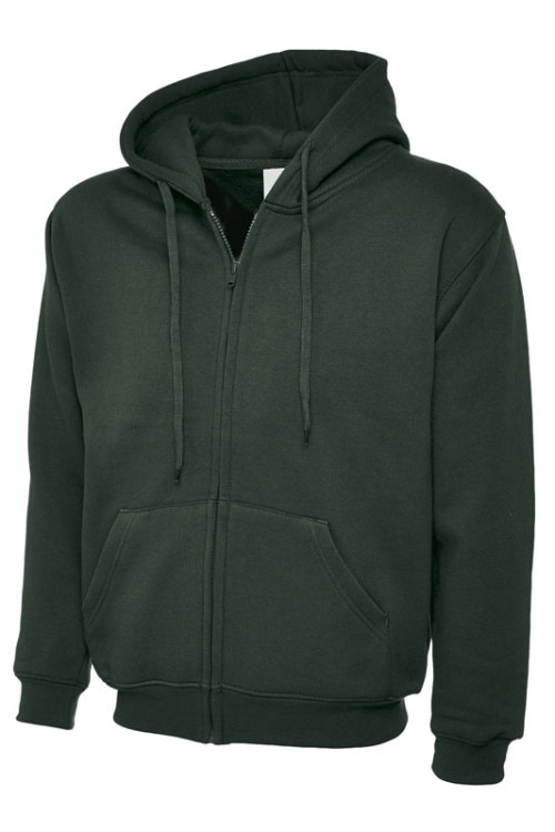 Uneek UC504 - 300GSM Adults Classic Full Zip Hooded Sweatshirt