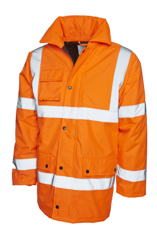 Uneek UC803 - Orange - Hi Vis Road Safety Jacket