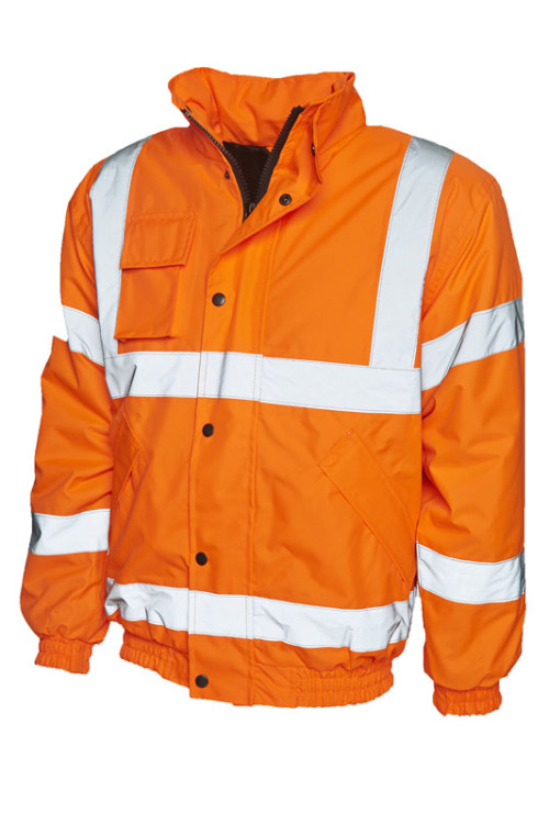 Uneek UC804 - Orange - Hi Vis Bomber Jacket