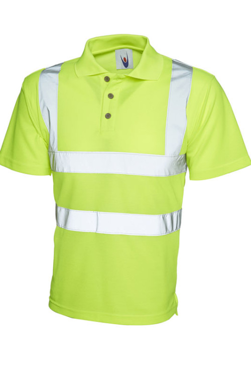 Uneek UC805 - Yellow - Hi-Viz Polo Shirt