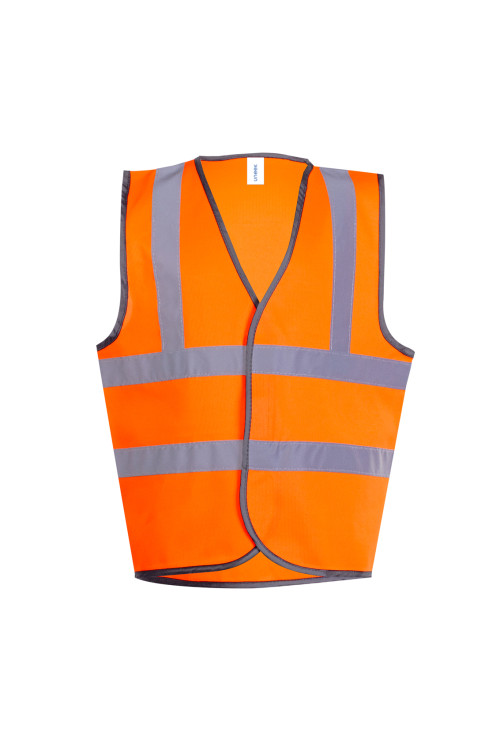 Uneek UC806 - Orange - 10-13yr - Childrens Hi Vis Waist Coat