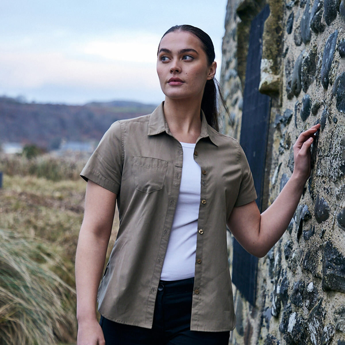 Expert womens Kiwi short-sleeved shirt