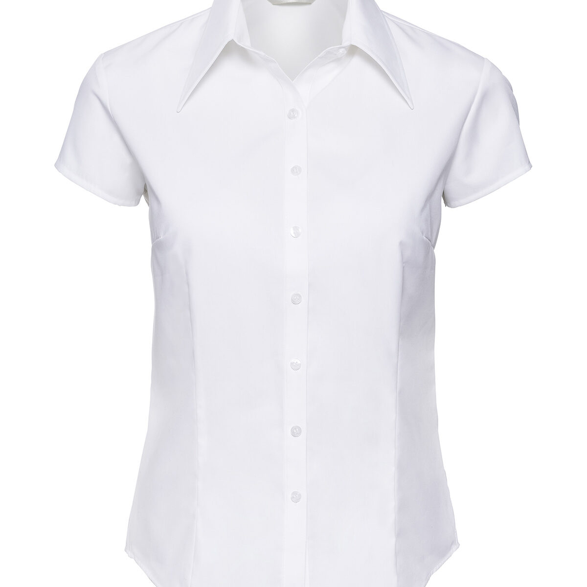 Womens cap sleeve Tencel® fitted shirt