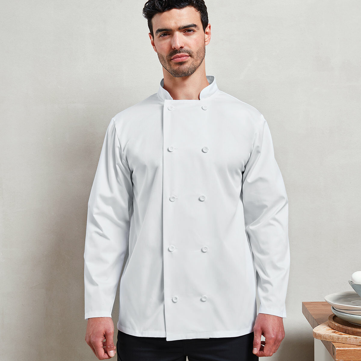 Long sleeve chefs jacket