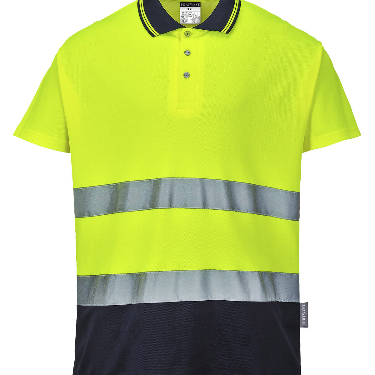 Two-tone cotton Comfort polo (S174)