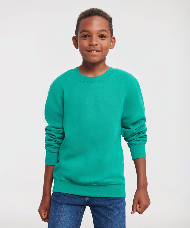 Russell Europe - Kids Raglan Sleeve Sweatshirt 7620B