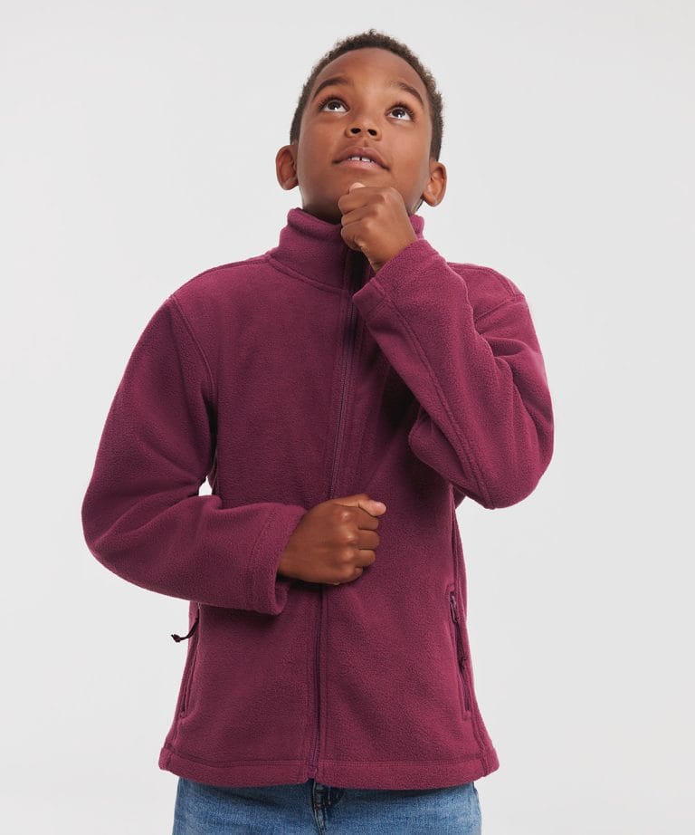 Alternative view of Russell Europe - Kids Full - Zip Outdoor Fleece 8700B