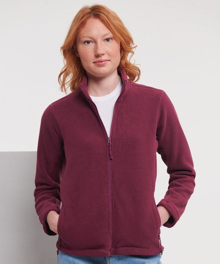 Russell Europe - Womens Full - Zip Outdoor Fleece 8700F