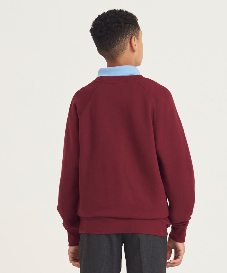 Alternative view of Awdis Academy - Senior Academy Raglan Sweatshirt AC001