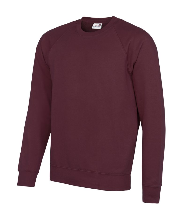 Awdis Academy &#8211; Senior Academy Raglan Sweatshirt AC001, Vivid Promotion Workwear