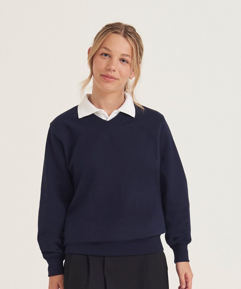Awdis Academy &#8211; Senior Academy V &#8211; Neck Sweatshirt AC003, Vivid Promotion Workwear