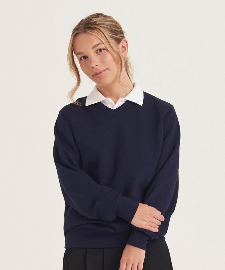 Awdis Academy &#8211; Senior Academy V &#8211; Neck Sweatshirt AC003, Vivid Promotion Workwear