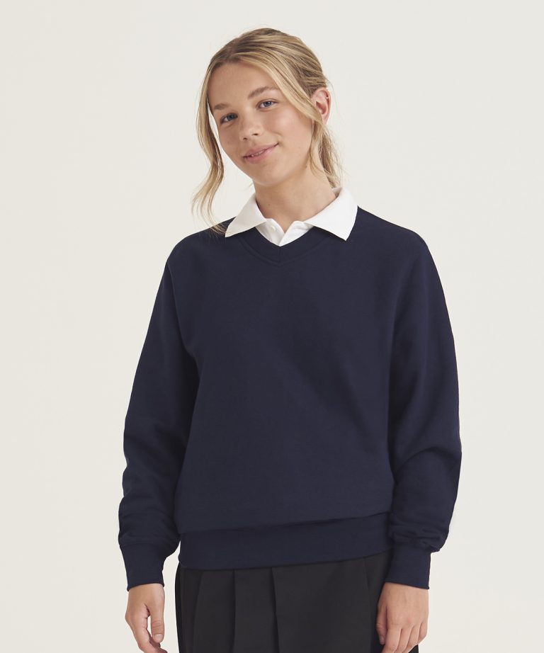 Awdis Academy - Senior Academy V - Neck Sweatshirt AC003