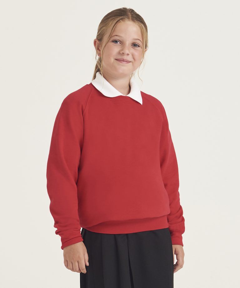 Awdis Academy &#8211; Kids Academy Raglan Sweatshirt AC01J, Vivid Promotion Workwear